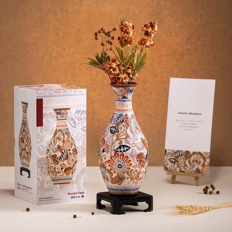 🔥LAST DAY 49% OFF - 💐🧩✨3D Art Puzzle Vase-PLAWLTD