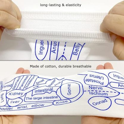 Reflexology Chart Socks with Trigger Point Massage Tool-PLAWLTD