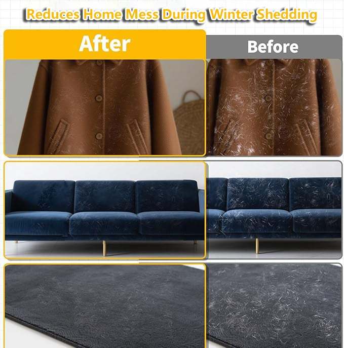 👋Say goodbye to floating hairs and fleas🔥Pet Comb Grooming Brush