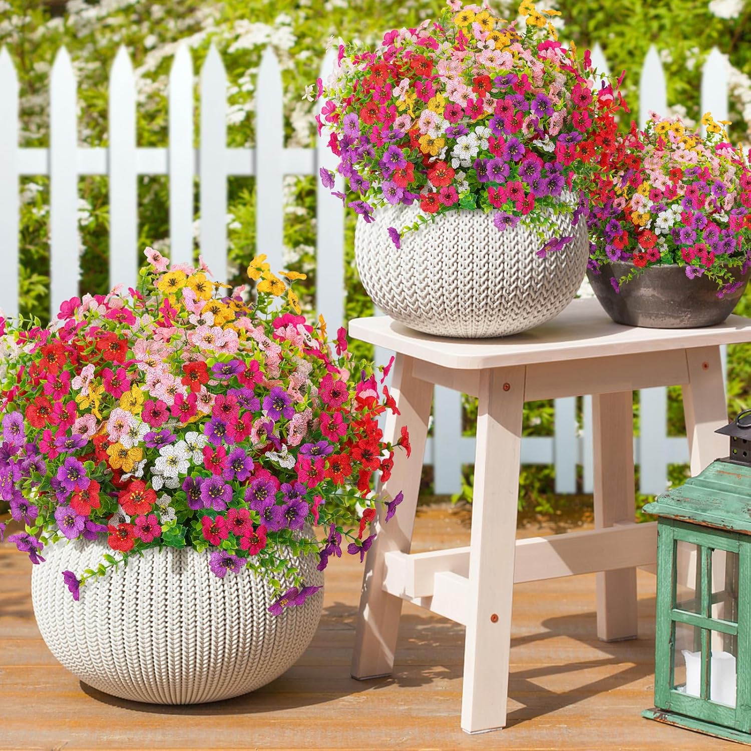 Rain & Sun Proof British Blooms - UV GuardTM Fade-Free Colourful Artificial Flower-PLAWLTD