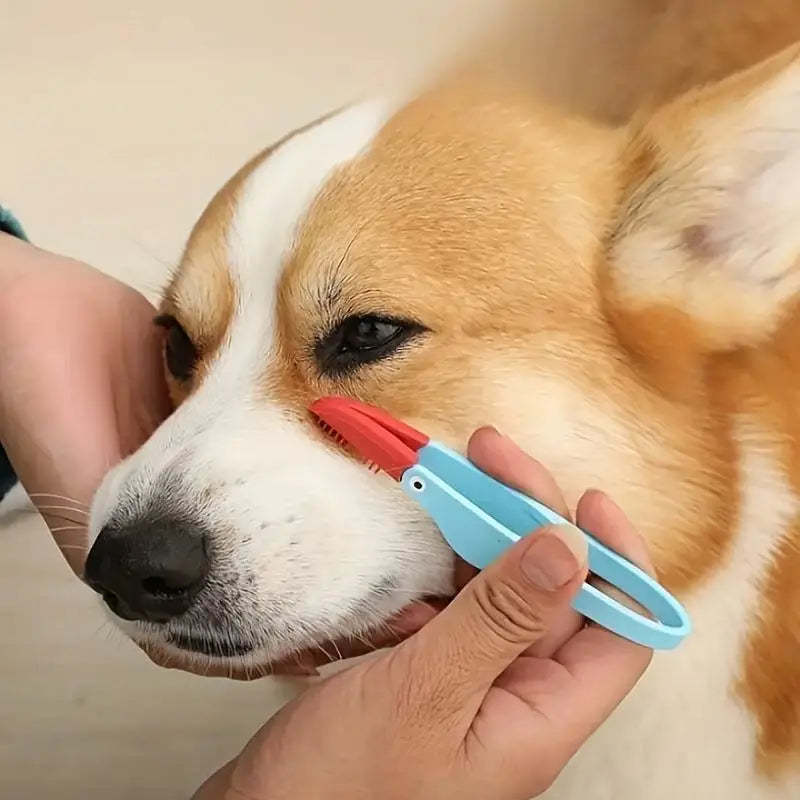 2 Pack Pet tear marks brush