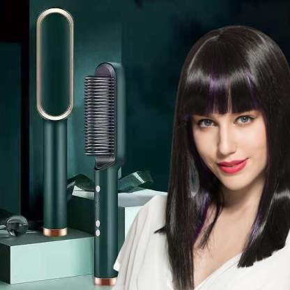 🎁Negative Ion Hair Straightener Brush-PLAWLTD