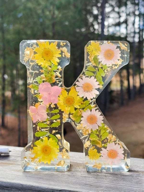 🎁Special commemoration -💟Limited Handmade 100pcs🌸Flowers Resin Night Light-PLAWLTD