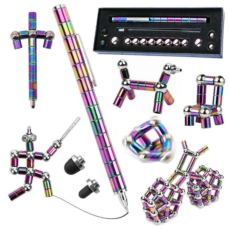 Decompression magnetic levitation multifunctional magnetic toy