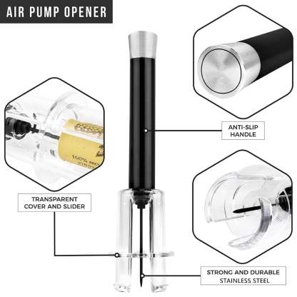🎄Holiday Pre-Sale Save 49%🔥Air Pump Cork Remover Wine Bottle Opener Set