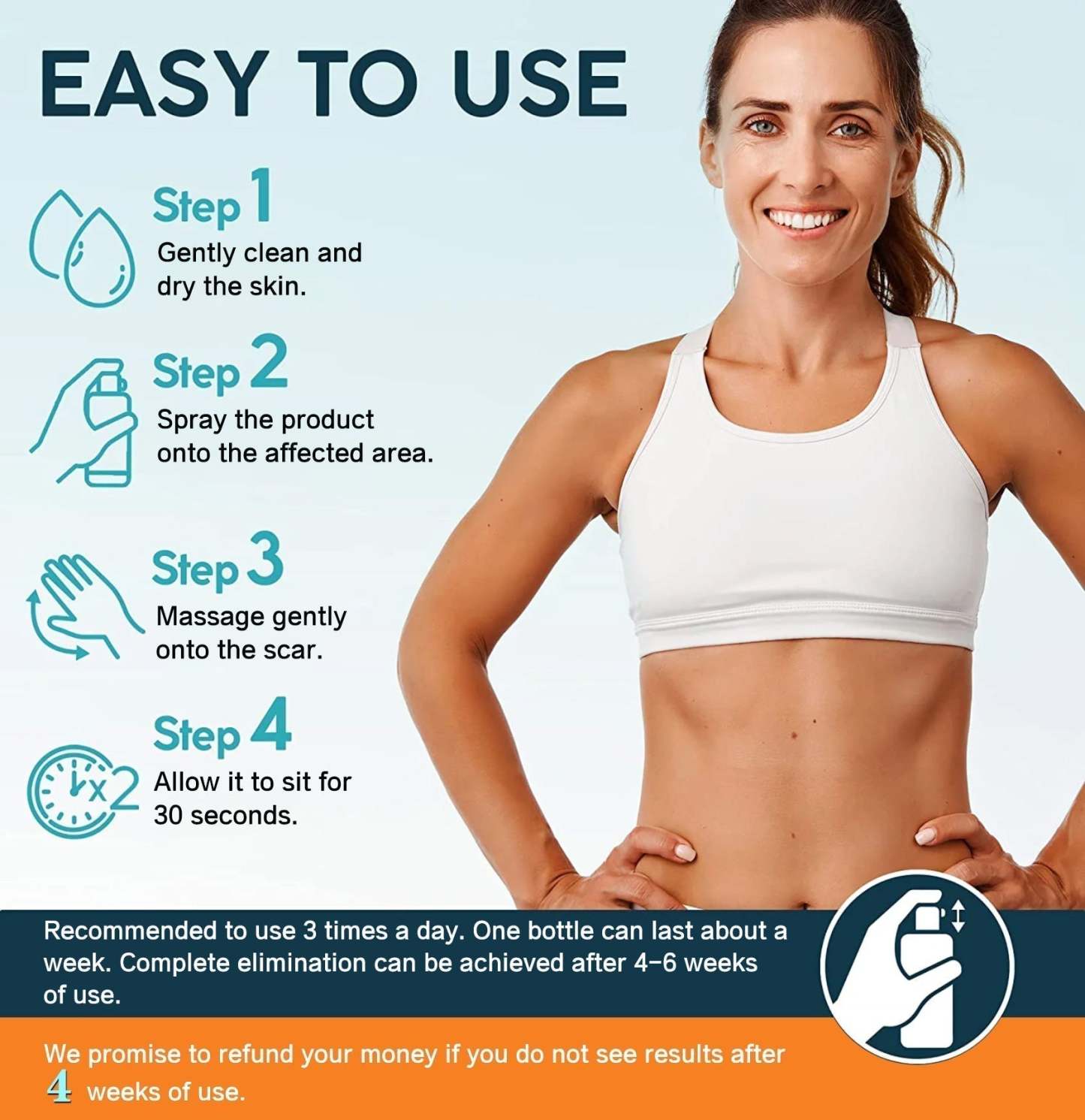 ❤️Advanced Scar Spray For All Types of Scars - For example Acne Scars, Surgical Scars and Stretch Marks ⚡️⚡️⚡️-PLAWLTD