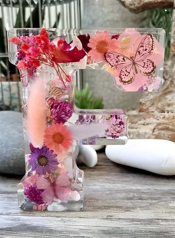 🎁Special commemoration -💟Limited Handmade 100pcs🌸Flowers Resin Night Light-PLAWLTD