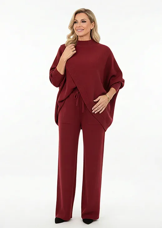 👚Women's Two-Piece Set - Loose Sweater and Pants Set