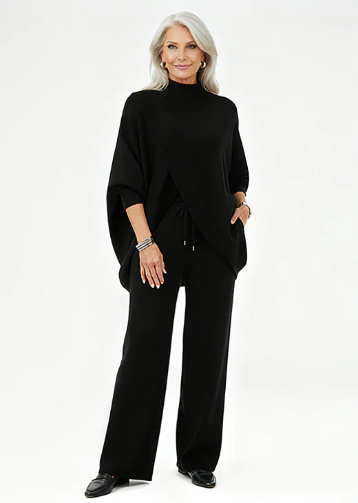 👚Women's Two-Piece Set - Loose Sweater and Pants Set