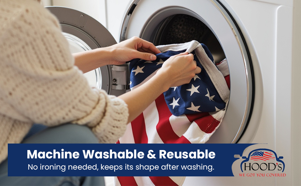 machine washable & reusable