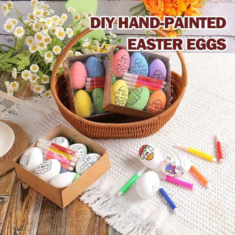 DIY hand-painted Easter eggs🥚-PLAWLTD