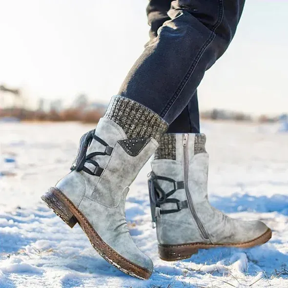 PREMIUM Waterproof Mid Calf Zipper Boots
