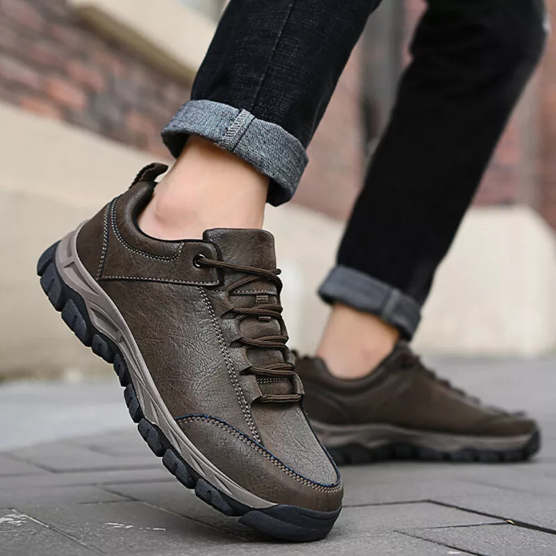 Men’s Leather Shoes, Comfortable Orthopedic, Height-Increasing, Waterproof, Lightweight