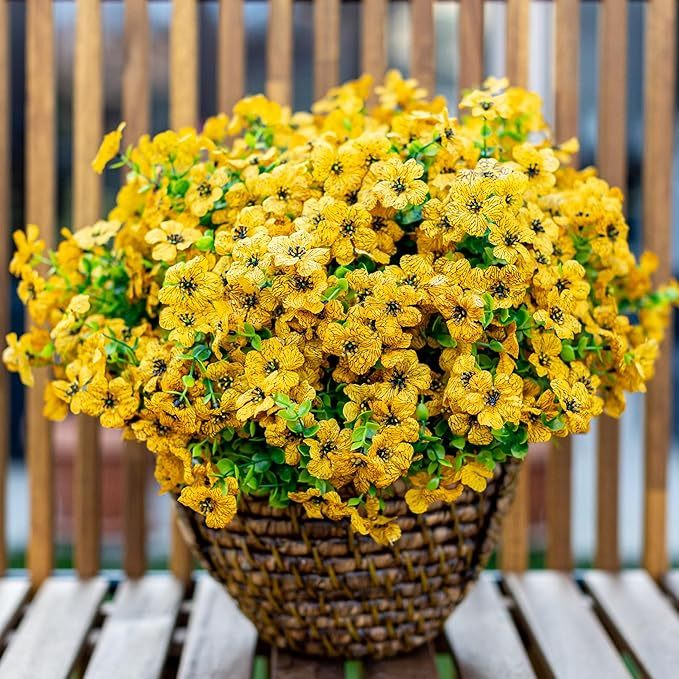 Rain & Sun Proof British Blooms - UV GuardTM Fade-Free Colourful Artificial Flower-PLAWLTD