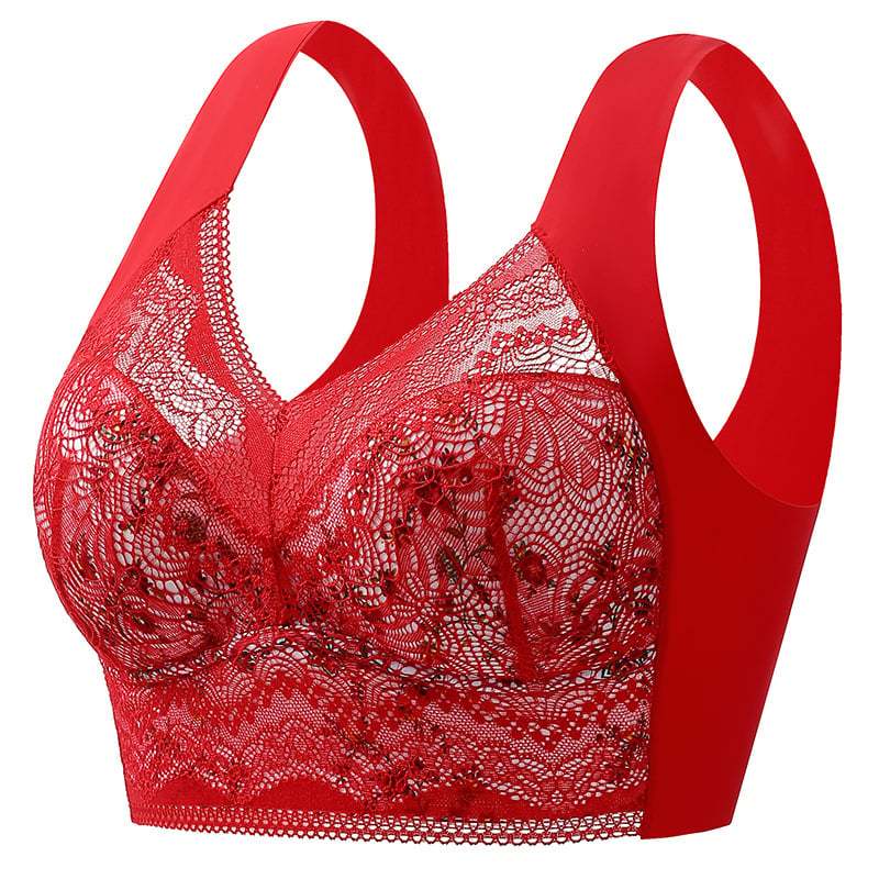 (🔥HOT SALE NOW 50% OFF)❤️Plus Size Seamless Push Up Wireless Bra