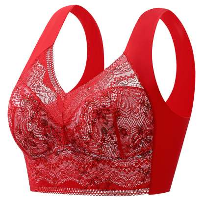 (🔥HOT SALE NOW 50% OFF)❤️Plus Size Seamless Push Up Wireless Bra