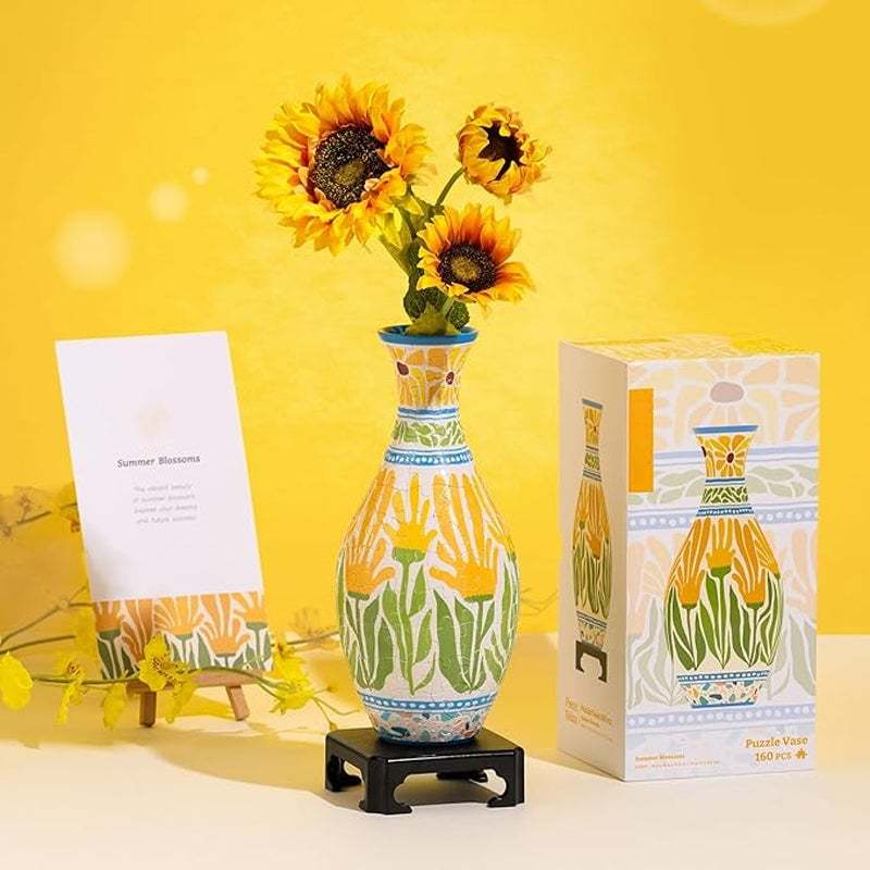 🔥LAST DAY 49% OFF - 💐🧩✨3D Art Puzzle Vase-PLAWLTD