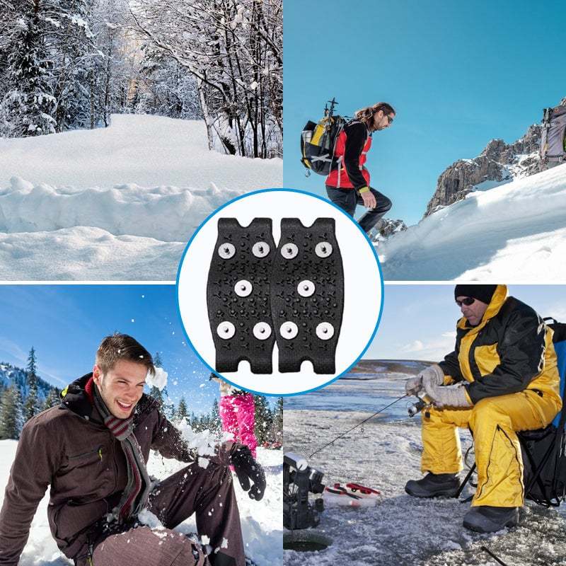 🎅CHRISTMAS HOT SALE 49% OFF -❄️ Manganese steel spikes anti-slip shoe covers & BUY MORE SAVE MORE