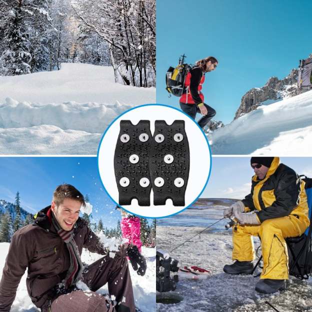 🎅CHRISTMAS HOT SALE 49% OFF -❄️ Manganese steel spikes anti-slip shoe covers & BUY MORE SAVE MORE
