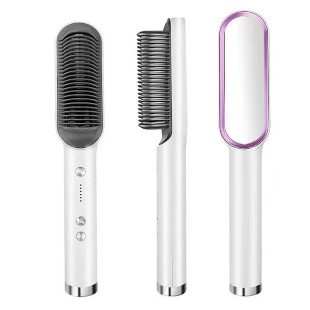 🎁Negative Ion Hair Straightener Brush-PLAWLTD