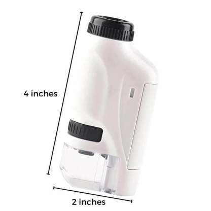 ✨This Week's Special Price 💥 Kid's Portable Pocket Microscope With Adjustable Zoom 60-120x