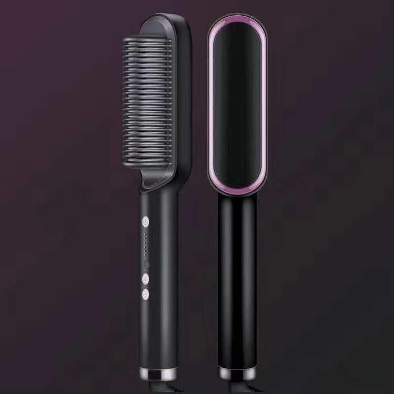 🎁Hot sale 🎁-New Hair Straightener Brush-PLAWLTD