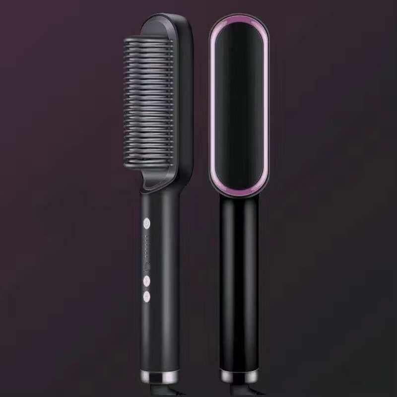 🎁Hot sale 🎁-New Hair Straightener Brush-PLAWLTD