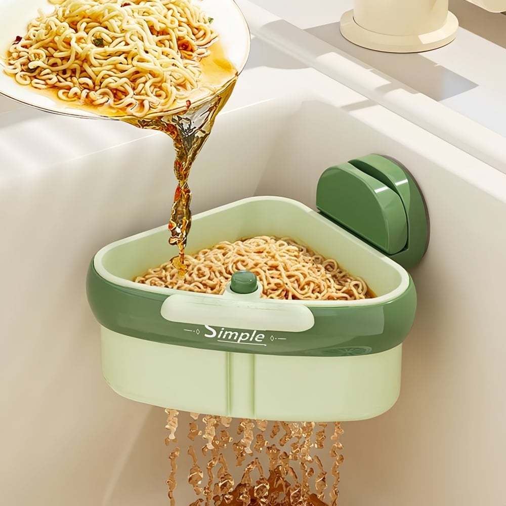 👍Kitchen Goodies-Suction Cup Sink Corner Rack