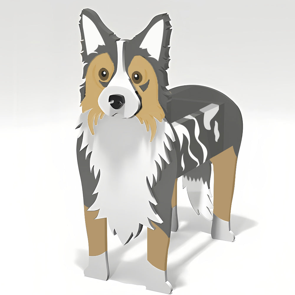 Border Collie Planter-PLAWLTD