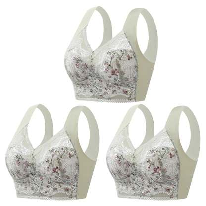 (🔥HOT SALE NOW 50% OFF)❤️Plus Size Seamless Push Up Wireless Bra