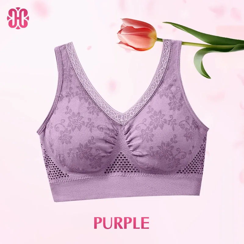 Pure Cotton Buttonless Comfy Lifting Bra