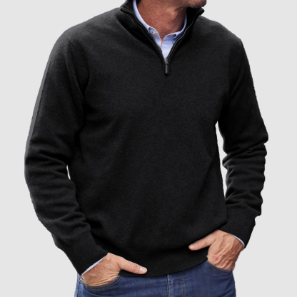 🔥 Sale 48% off🔥-Men's Cashmere Zipper Basic Sweater-PLAWLTD