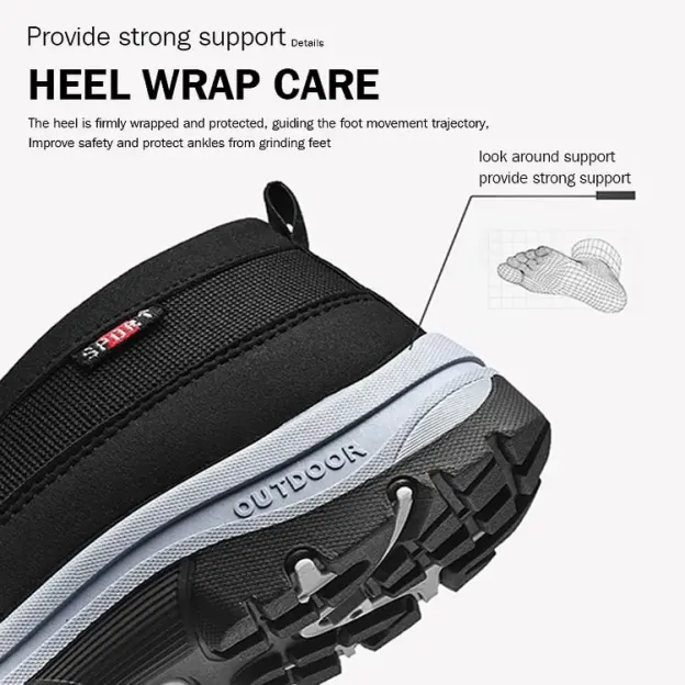 Men's Arch Support Breathable Orthopedic Loafers Lightweight Non-Slip Walking Shoes (Medical Certification)-PLAWLTD