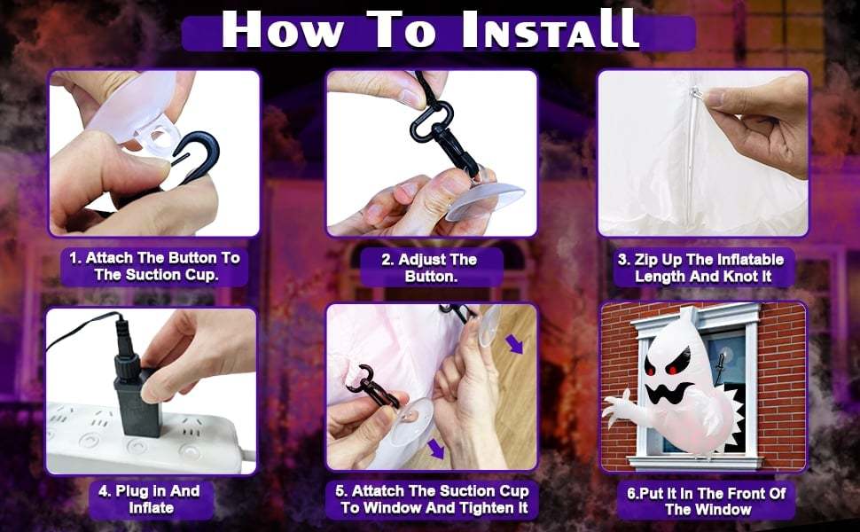 🔥Last Day 70% OFF 👻LED Halloween Inflatable Ghost