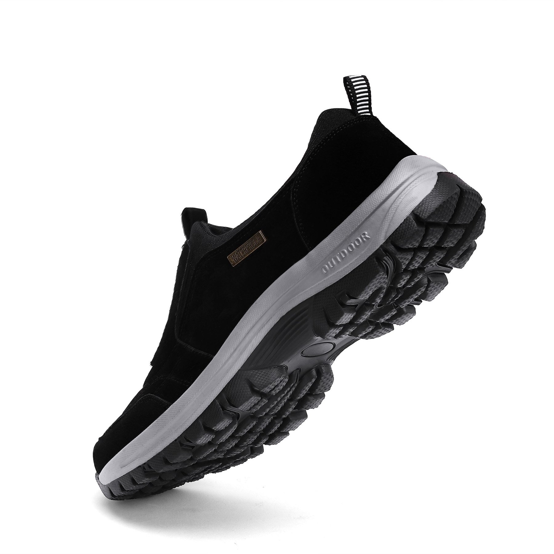 MEN'S EXTENDED WIDTH FOOT COMFORTABLE SNEAKERS WITH ARCH SUPPORT AND SHOCK ABSORPTION