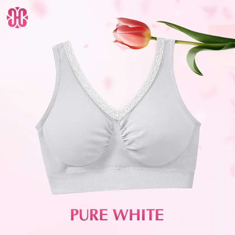 Pure Cotton Buttonless Comfy Lifting Bra