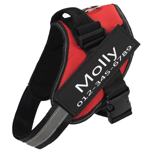 🔥Hot Sale🔥The Personalized NO PULL Harness (Can customize pet's name and your contact information)