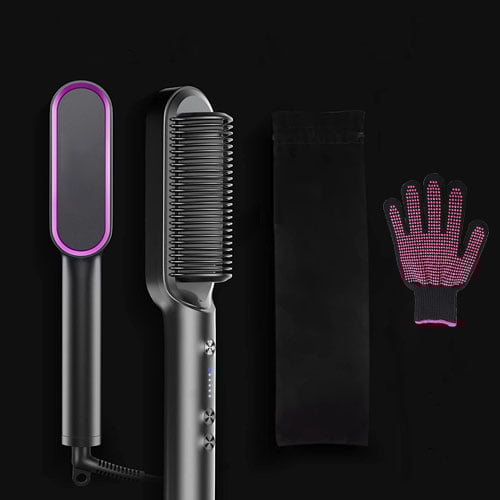 🎁Hot sale 🎁-New Hair Straightener Brush-PLAWLTD