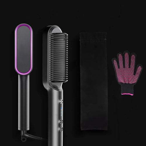 🎁Hot sale 🎁-New Hair Straightener Brush-PLAWLTD