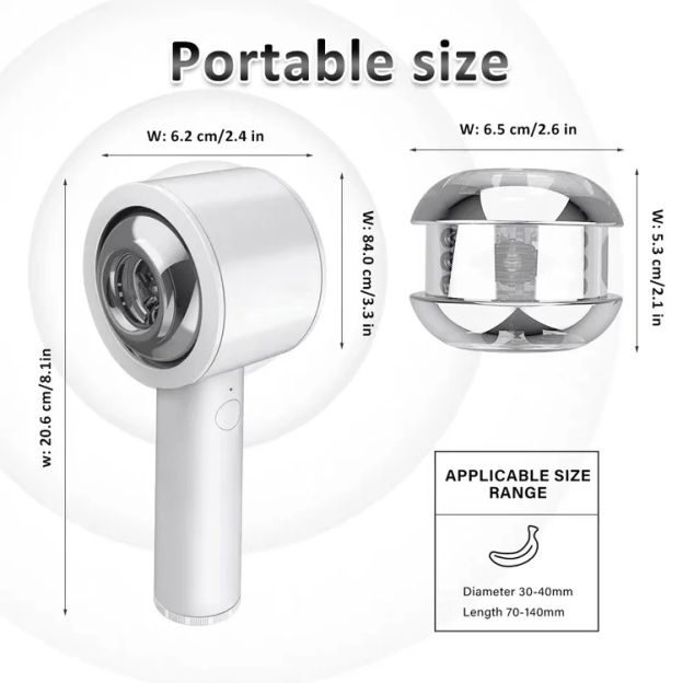 🔥LAST DAY PROMOTION-80% OFF🔥AUTOMATIC 6 FREQUENCY TELESCOPIC HANDHELD MALE MASTURBATOR-PLAWLTD