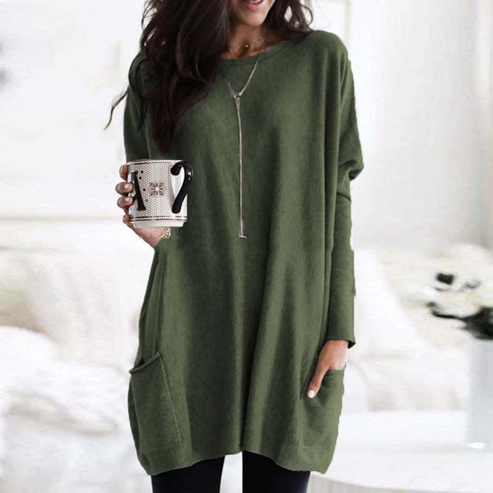 ✨Hot Sale🔥New long sleeve casual pocket t-shirt