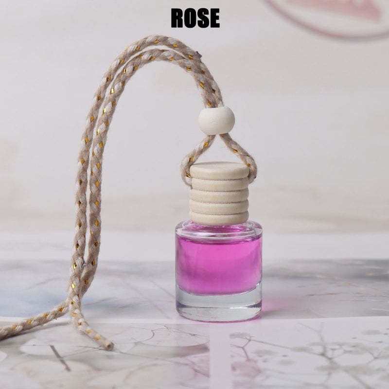 Cylindrical bottle car perfume pendant