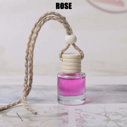 Cylindrical bottle car perfume pendant