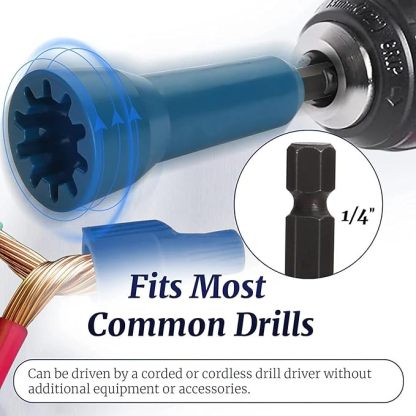  Wire Stripping Tool & Wire Twisting Connector
