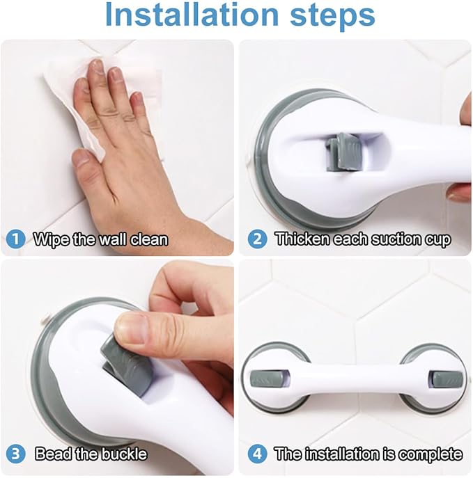 🔥Heavy Duty Shower Handle Removable Shower Handrails for Seniors and Elderly🔥