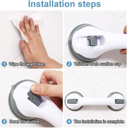 🔥Heavy Duty Shower Handle Removable Shower Handrails for Seniors and Elderly🔥