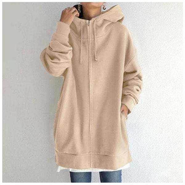 🌷Women's Autumn/Winter Zipper Hooded Sweater