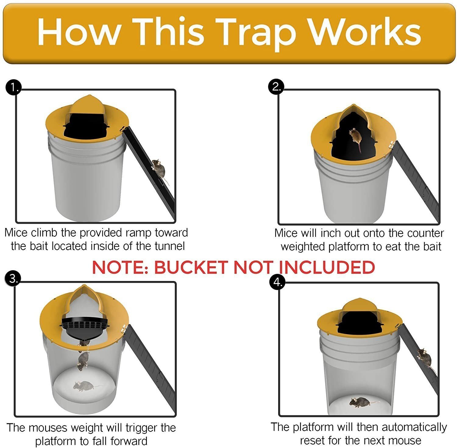 (🔥 Hot Sale-50% Off 🔥) Bucket Lid Mouse Trap-PLAWLTD
