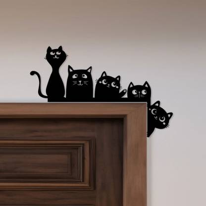 🐱2024 Christmas Gift 50% Off--Metal Adorable Cat Door Topper-PLAWLTD