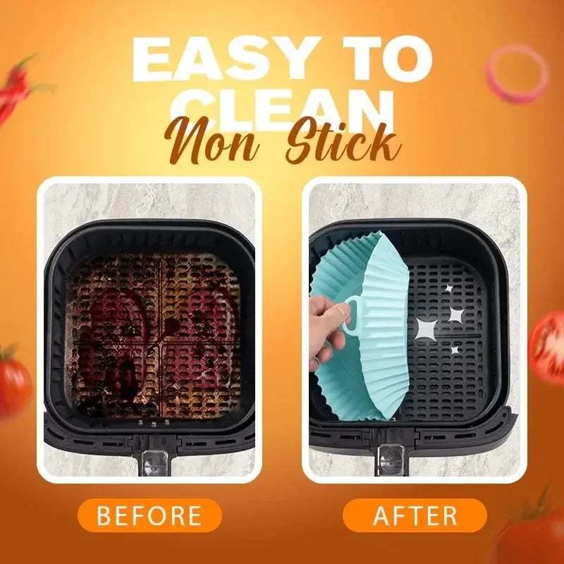 ONLY $6.66 TODAY🎁Air Fryer Silicone Baking Tray🍟